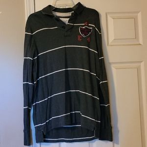 Men's American Eagle Long Sleeved Polo